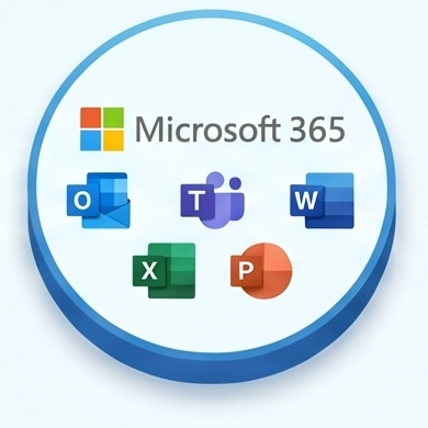 Logo Microsoft 365 - Bản quyền phần mềm văn phòng và bảo mật doanh nghiệp